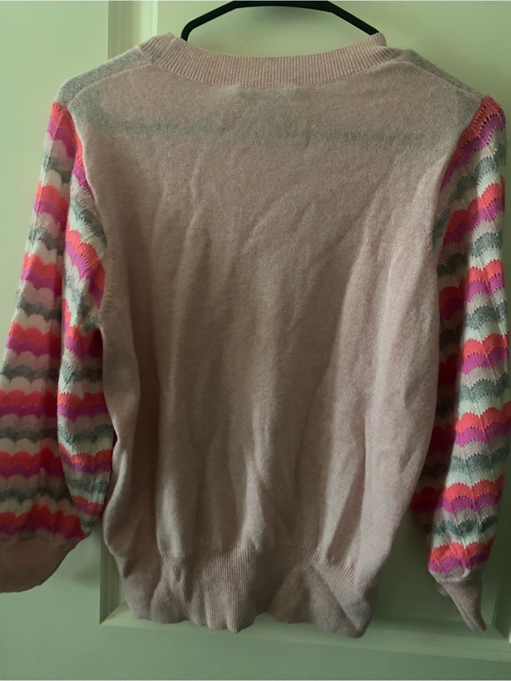 AUTUMN CASHMERE PINK CREWNECKNSWEATER - Picture 4 of 5